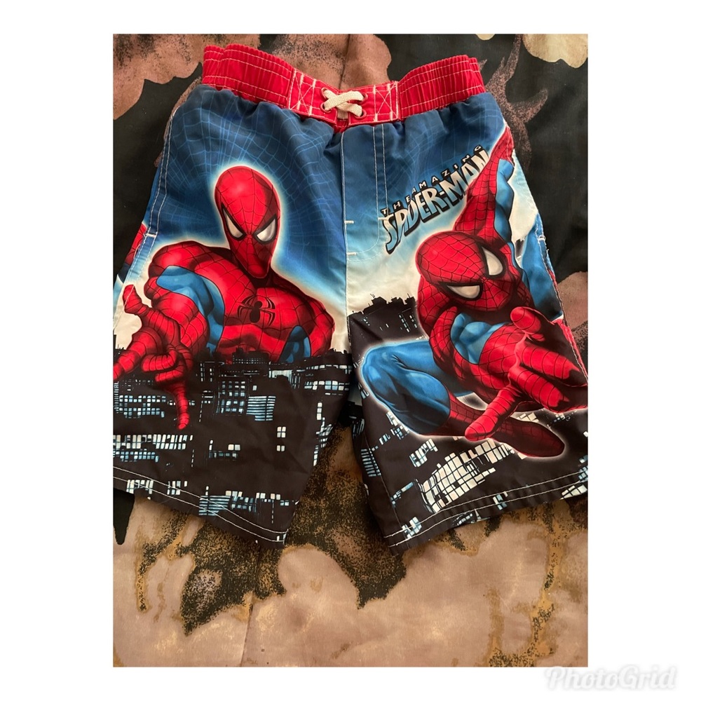 Boy Spider-Man swim trunks